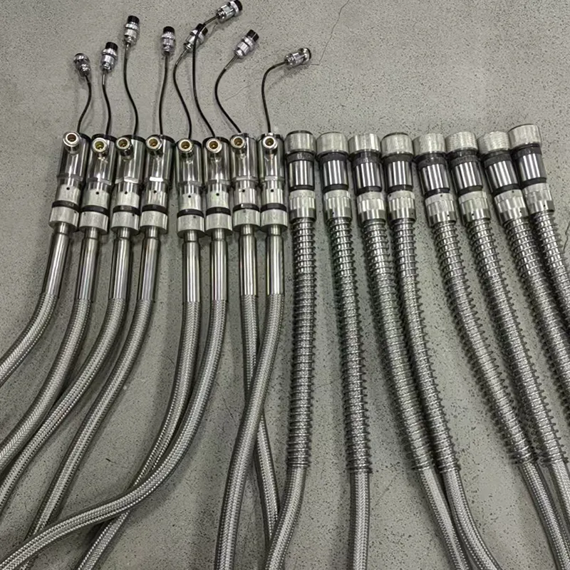 Кабель для передачи данных детектора температуры поверхности непрерывнолитой заготовки.1